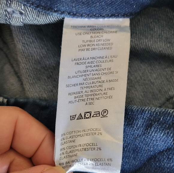 Maeve The Colette Crop High-Rise Wide-Leg Jeans by Maeve Size 27 - Picture 9 of 15